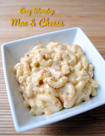 Easy Stovetop Mac & Cheese