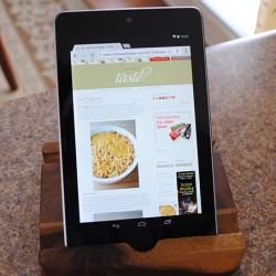 Threshold Wood Kitchen Tablet Holder