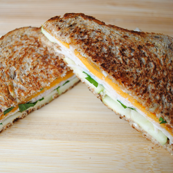 Turkey, Cheddar, and Apple Sandwich