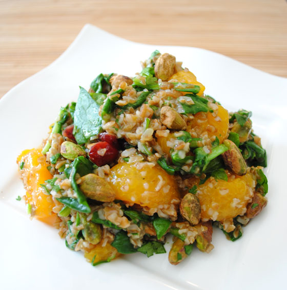 Moroccan Salad with Cilantro Orange Dresssing