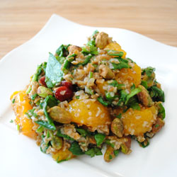 Moroccan Salad with Cilantro Orange Dresssing