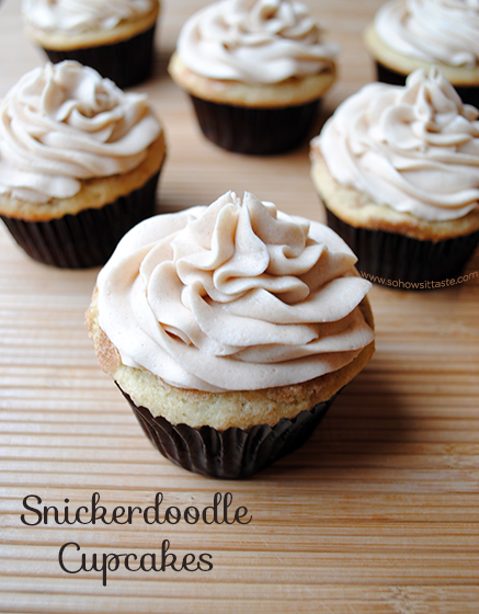 Snickerdoodle Cupcakes