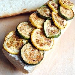 Roasted Zucchini and Ricotta Sandwich