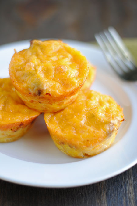 Sausage, Egg, Cheese, & Hashbrown Muffins