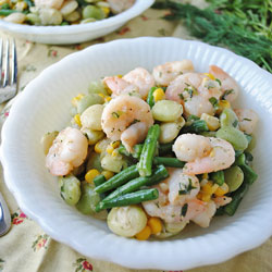 Summer Shrimp Succotash