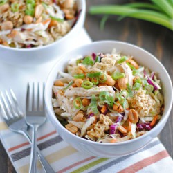 Crunchy Ramen Chicken Salad