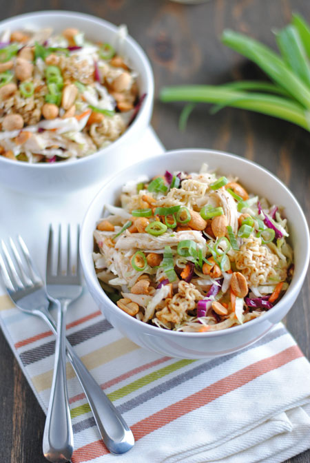 Crunchy Ramen Chicken Salad