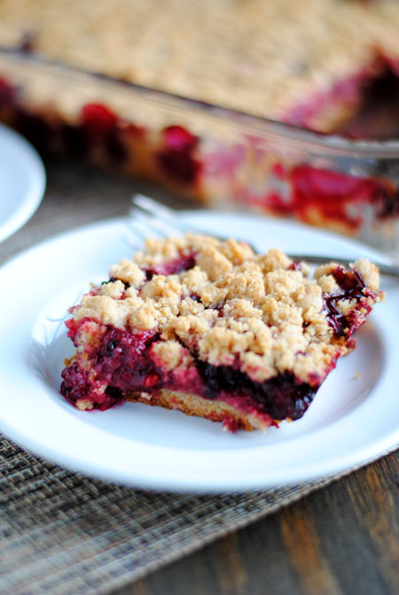 Blackberry Crumb Bars