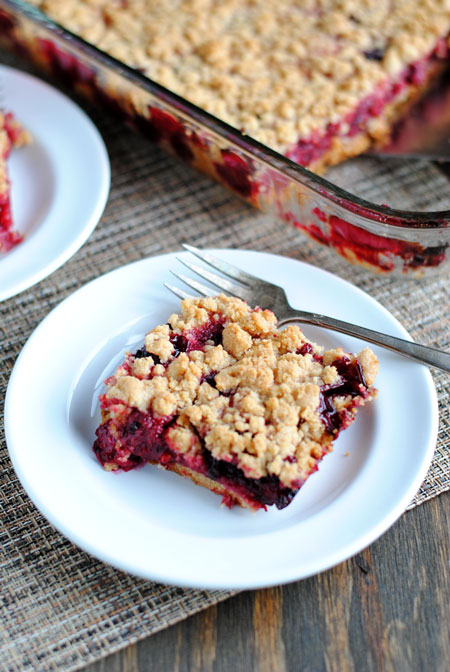 Blackberry Crumb Bars