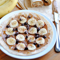 Peanut Butter & Banana Wraps