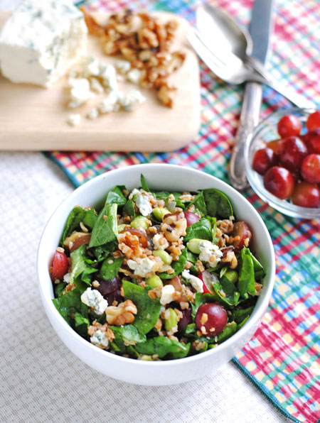 Spinach Walnut Power Salad