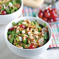 Spinach Walnut Power Salad