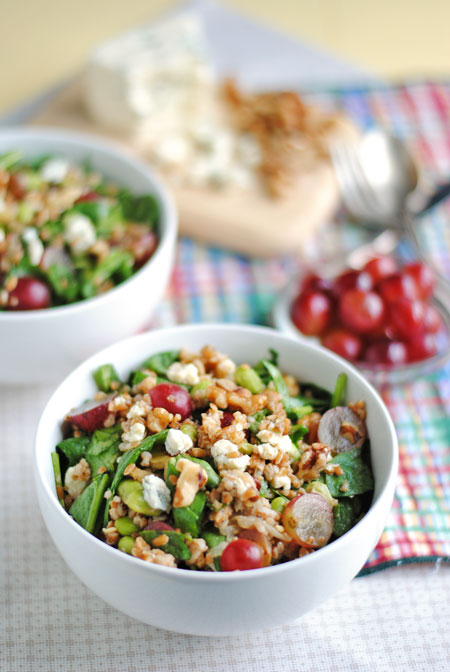 Spinach Walnut Power Salad