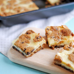 Chocolate Chip Cheesecake Bars