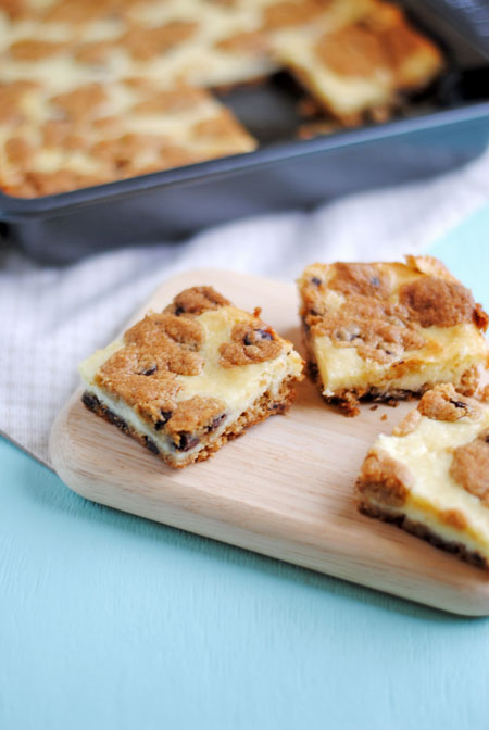 Chocolate Chip Cheesecake Bars