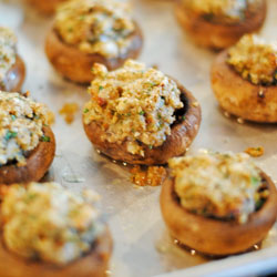 Italian Sausage Stuffed Mushrooms