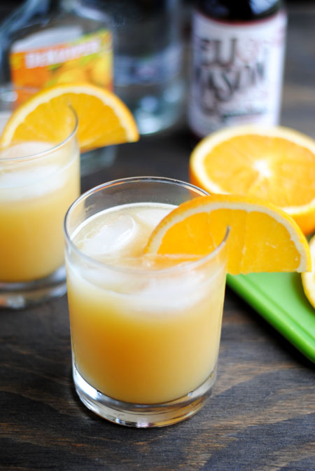 Alcoholic drinks deals with orange juice