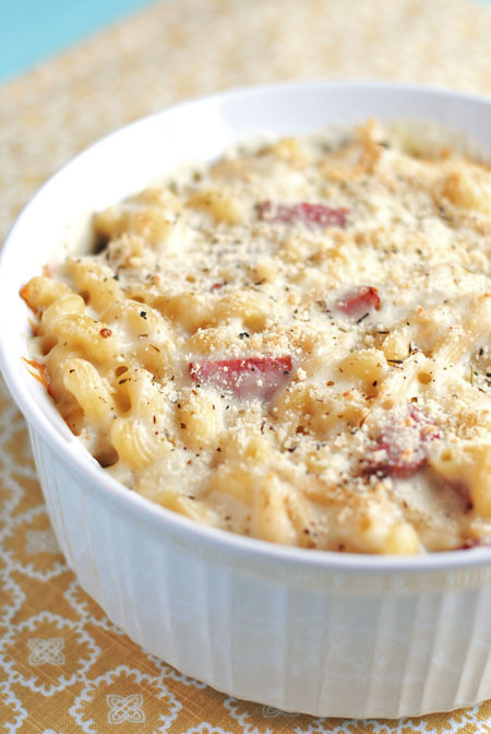 Italian Mac & Cheese with Smoked Sausage