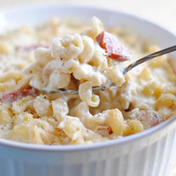 Italian Mac & Cheese with Smoked Sausage