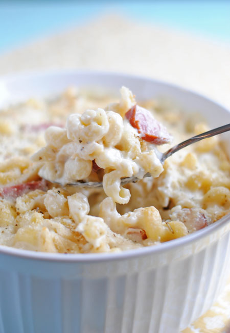 Italian Mac & Cheese with Smoked Sausage