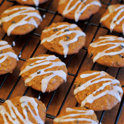 Glazed Hermit Cookies