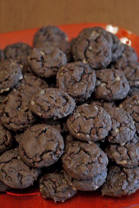 Mocha Toffee Chocolate Cookies