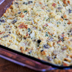 Mushroom Cornbread Dressing