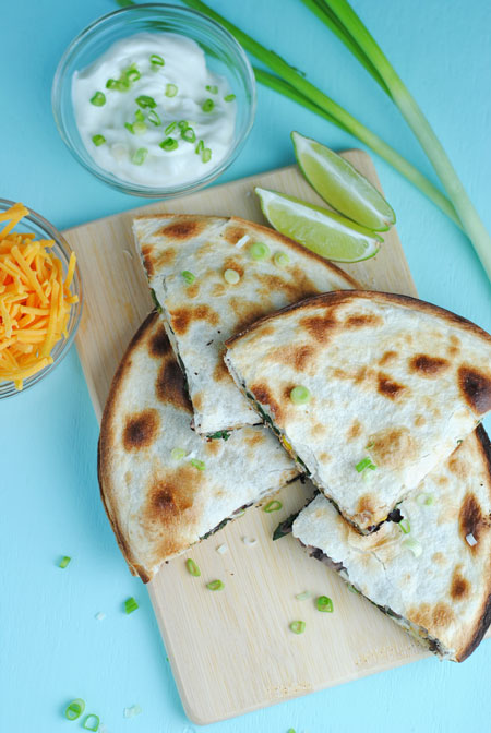 Crispy Vegetable Quesadilla