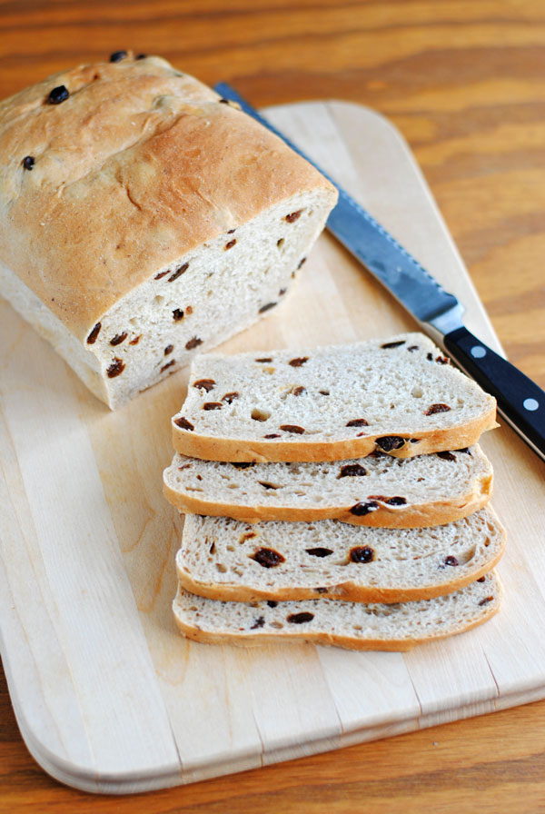 Bread Machine Cinnamon Raisin Bread