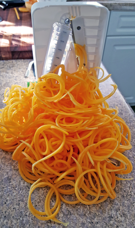 Inspiralizer Butternut Squash Noodles