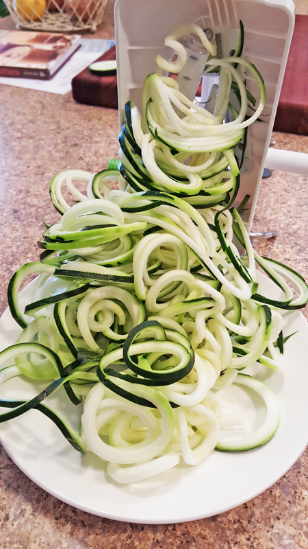 Inspiralizer Zucchini Noodles