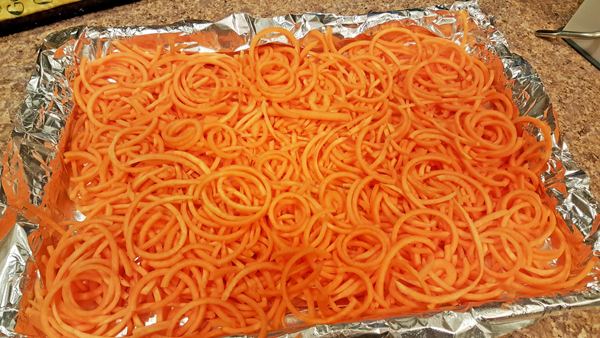 Baked Sweet Potato Noodles