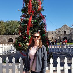 Christmas Tree in Alamo Plaza