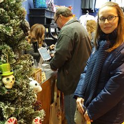 Christmas Tree at Sisters Grimm Ghost Tour