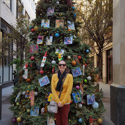 Christmas Tree at Houston Street Court