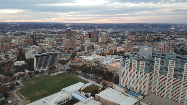 Tower of the Americas at dusk