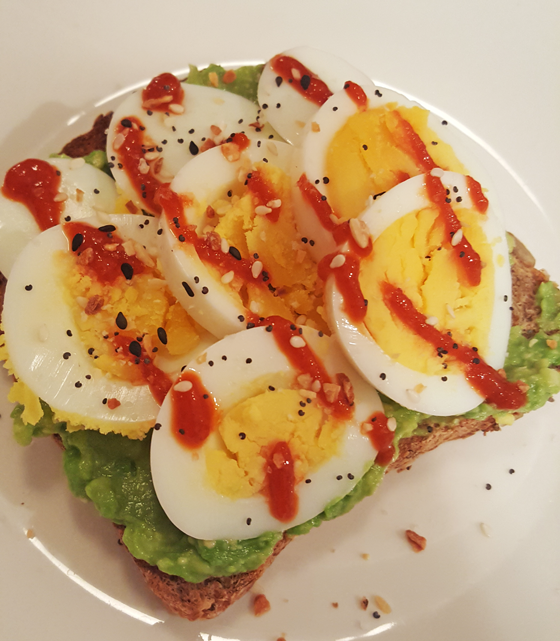 Avocado Toast with Boiled Egg