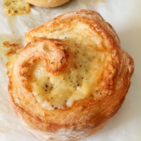 Swiss-Stuffed Crusty Loaves