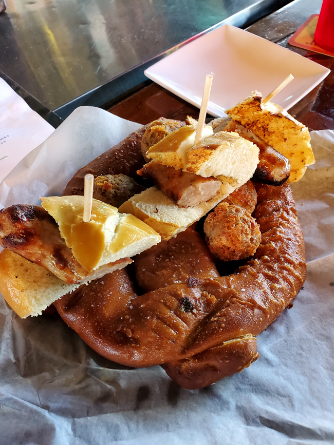 Brewhaus Pretzel Sampler